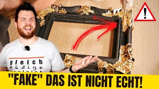 24 Karat FAKE Vergoldung selber machen I DIY Selbstversuch [upl. by Ahtinak]