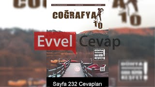 10 Sınıf Coğrafya Ders Kitabı Cevapları Meb Yayınları Sayfa 232 [upl. by Eesdnil160]