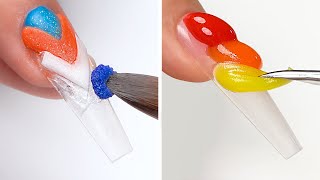 730 Top 10 Nail Decorating Satisfying Compilation  Best of Nails  Nails Inspiration [upl. by Reinald902]