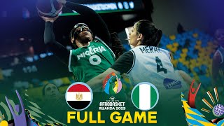 Egypt v Nigeria  Full Basketball Game  FIBA Womens AfroBasket 2023 [upl. by Simpkins]