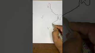 Creative Indian Map drawing shorts ytshorts creative indiamapdrawing ideas howto draw kids [upl. by Nal]