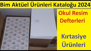 Bim Aktüel Ürünleri Kataloğu 2024  Okul Resim Defterleri  Kırtasiye ürünleri keşfet [upl. by Nashner]