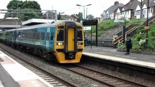 Trains at Coseley WCML 150616 [upl. by Maynord]