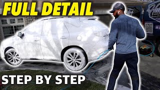 How I Do My Full Detail Step by Step  Hunters Mobile Detailing [upl. by Julina]