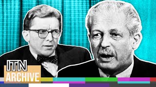 Harold Macmillan Questioned by Robin Day in Groundbreaking Live Interview 1958 [upl. by Edlitam]