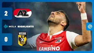 PAVLIDIS SEMPRE TRASCINATORE  AZ ALKMAAR vs VITESSE 20  GOL amp HIGHLIGHTS  EREDIVISIE  MOLA TV [upl. by Asirehc440]