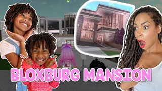 Naiah Recreates FAMOUS Roblox MANSION in BLOXBURG  Family Fun Gaming [upl. by Arul]