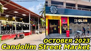 Candolim Beach Street Market Goa  Candolim Beach Goa  Goa Vlogs  October 2023  Attarvlogsgoa [upl. by Vince]