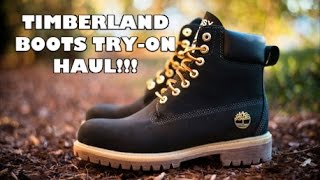 10 TIMBERLAND BOOTS EVERY MAN AND WOMAN MUST HAVE TIMBERLAND BOOT HAUL AND TRYON [upl. by Adniuqal]