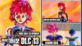 NEW FREE DLC 13 CAC GOD AWOKEN SKILL UPDATE  Xenoverse 2 Legendary Pack 2 Super Saiyan God CAC [upl. by Ybanrab]