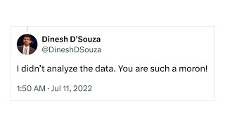 Dinesh DSouza did not verify True The Votes 2000 Mules data [upl. by Lardner]