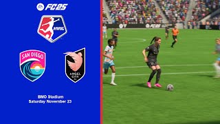 EA FC 25 NWSL Final  San Diego Wave FC vs Angel City FC [upl. by Carlyle]