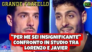 Lorenzo vs Javier Lo Scontro Più Atteso al Grande Fratello Esplode in Studio [upl. by Kehoe]