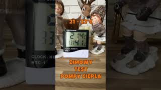 Zimowy Test Powietrzna Pompa Ciepła pompaciepła [upl. by Britton538]