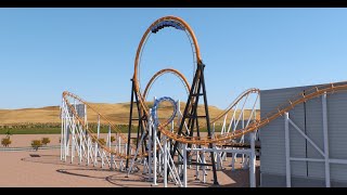 Hot Wheels Twin Mill Racer POV  Mattel Adventure Park NoLimits 2 [upl. by Aurelius]