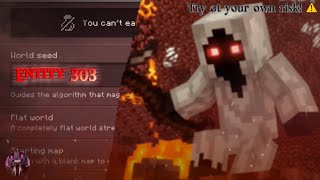 Do NOT join the quotEntity 303quot Seed in Minecraft 121 😱  Haunted seed [upl. by Matheny765]