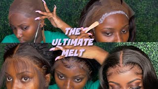 The ULTIMATE MELT From START TO FINISH  Frontal Wig Install For BEGINNERS  Step By Step [upl. by Hcirdeirf]