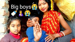 😭🍼🤱Big boys feed vlog video।Anju vlogs yoytube channel [upl. by Katey]