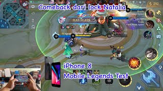 iPhone 8 Mobile Legends Test in 2023  Maximum Graphics [upl. by Barvick]