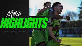 Match Highlights  Forest Green Rovers 10 Tranmere Rovers [upl. by Cedar]