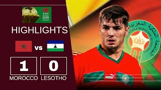 MAROC 1 vs LESOTHO 0  Brahim Diaz Un finisseur hors norme  Le Maroc maintient la couronne [upl. by Nadbus]