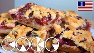 PLUM STREUSEL CAKE Recipe [upl. by Hoopes]