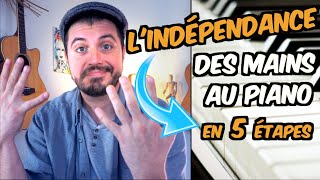 🎹 ARPEGES amp IMPRO Exercices DEBUTANTS  INDEPENDANCE des mains au PIANO [upl. by Bluefield]