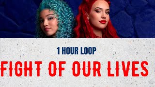 1 HOUR LOOP FIGHT OF OUR LIVES  DESCENDANTS 4 THE RISE OF RED KYLIE CANTRALL MALIA BAKER [upl. by Soilissav]