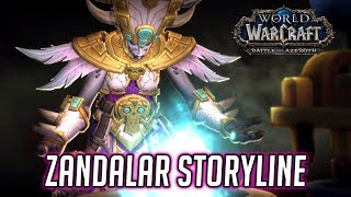 ZULDAZAR STORYLINE All Cutscenes amp Main Story Quests WOW Battle for Azeroth [upl. by Ophelie857]