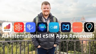 All International Travel eSIM Apps Reviewed 2022 [upl. by Olivier]