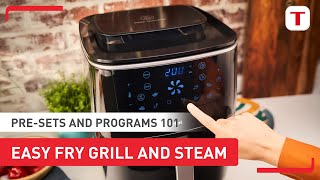 How to Use the Presets and Programs  Tefal Easy Fry Grill amp Steam XXL FW2018 Part 2 [upl. by Alvita]