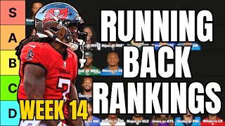 Top 30 Running Back Rankings For Week 14 Fantasy Football [upl. by Akinert773]