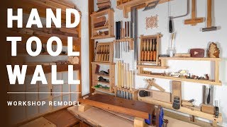 Hand Tool Wall  Workshop Remodel in Japanese Style [upl. by Norehc541]