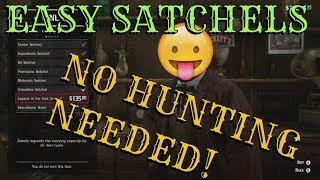 HOW TO GET LEGEND OF THE EAST SATCHEL IN RDR2  NO HUNTING NEEDED read description [upl. by Cohl]