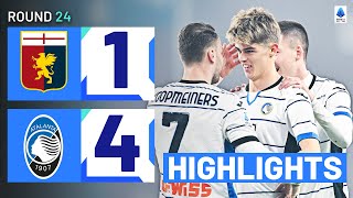 GENOAATALANTA 14  HIGHLIGHTS  La Dea continue winning streak  Serie A 202324 [upl. by Leonard]