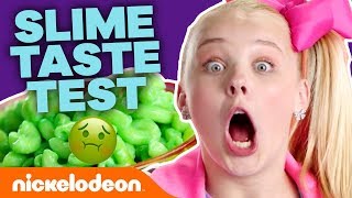 Slime Foods Taste Test w Jace Norman JoJo Siwa amp More 🤢  NickStarsIRL [upl. by Leahcim]