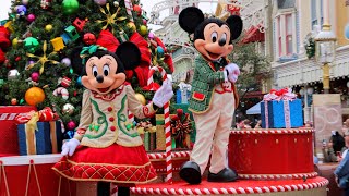 Mickeys Once Upon A Christmastime Parade 2022 Daytime FULL Show in 4K  Magic Kingdom Disney World [upl. by Ellery]