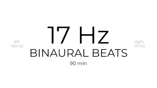 Pure 17 Hz Beta Binaural Beats • No Music [upl. by Wendye]