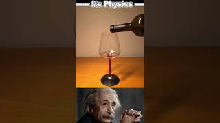 How This Wine Glass Turns Physics Into Art physics alberteinstein scienceisawesome artandscienc [upl. by Ahsiugal189]