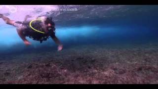 Scuba Surfing  underwater surfing  bodysurfing on SCUBA [upl. by Mahoney385]