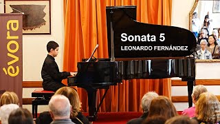 Sonata No 5 em SiBemol menor Opus 21  Leonardo Fernández [upl. by Ridinger]