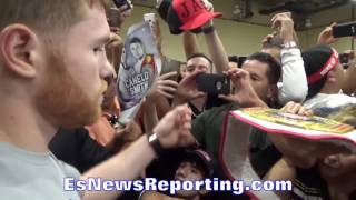 canelo gets ko win over liam smith is the face of boxing 52 k fans show up for him EsNews Boxing [upl. by Yramliw]