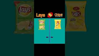 Lays vs Chips Comparision❓shortsfeed ytshorts comparison trendingshorts shorts [upl. by Aihsenad]