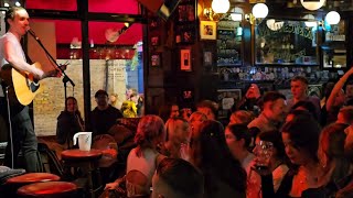 The Rattlin Bog  Temple Bar Dublin  Irish Folk Song [upl. by Nylkoorb760]