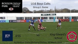 2024 Rosslyn Park Schools Sevens U16 Boys Colts [upl. by Odie]