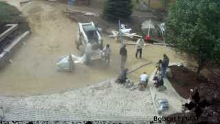 Time Lapse Brick Paver Driveway Installation [upl. by Notlad]