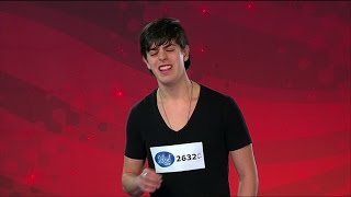 Kevin Borg söker till Idol 2008  Idol Sverige TV4 [upl. by Notsuj587]