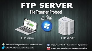 How to Create FTP Server in Windows10  Tamil Networkgreen live [upl. by Ivad]