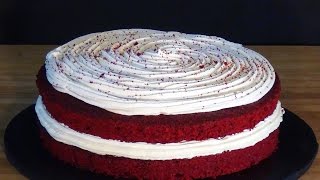 Receta Red velvet cake o Tarta terciopelo rojo  Recetas de cocina paso a paso Loli Domínguez [upl. by Reywas]