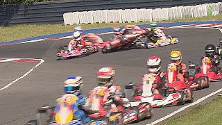 Junior Rotax Final at the Ultimate Karting Championship Rd 3 Larkhall 2021 [upl. by Stanwin576]